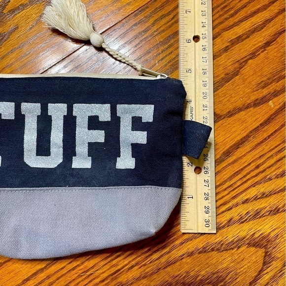 Cosmetic Bag or Pencil Holder Canvas 100% Cotton Small NWOT - Picture 4 of 8